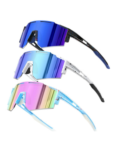 Gafas de sol polarizadas para niños UV400 - Paquete de 3