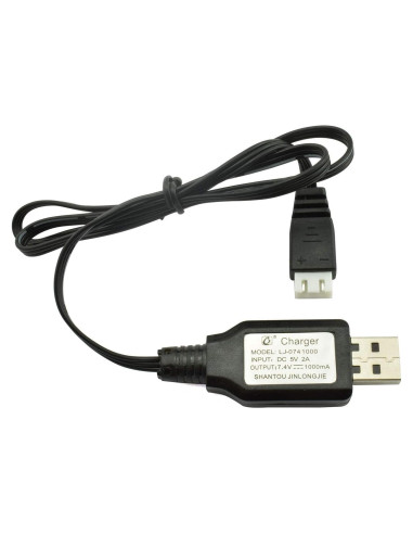 Cable de Carga USB 7.4V TAODAN XH-3P para Batería Lipo