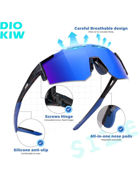 Gafas de sol polarizadas para niños UV400 - Paquete de 3