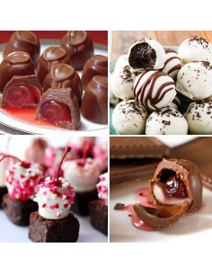 Moldes de Silicona Palksky 2 Pcs para Trufas y Gelatinas 2