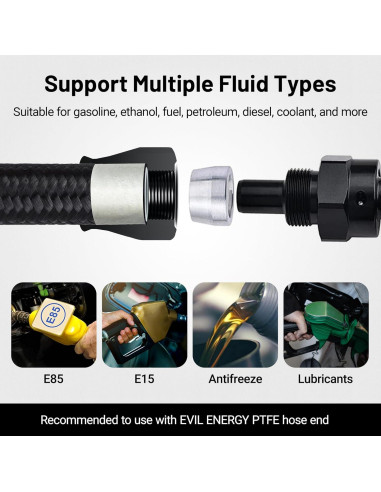 Kit de Línea de Combustible PTFE 6AN EVIL ENERGY 3.05m