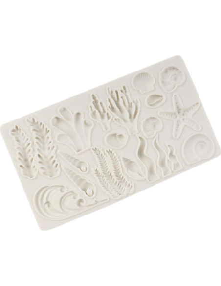 Molde de Silicona Marino QDMOLDS 11x19 cm para Pasteles