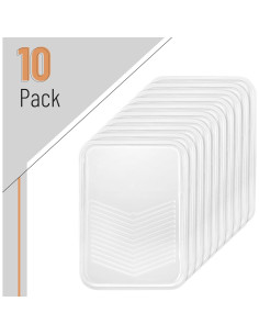 Forros de Bandeja de Pintura Bates 23 cm - 10 Piezas Desechables 2