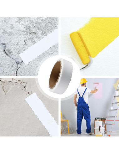 Cinta de Parche Autoadhesiva Saypacck 3.18 cm x 15.24 m Blanca