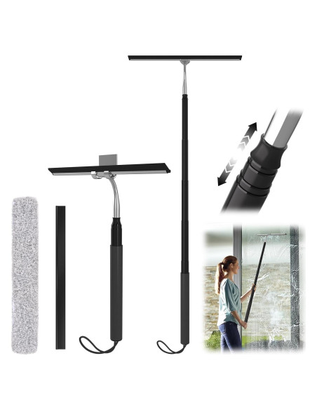 Limpiador Telescópico Rakovar para Ducha y Ventanas 38-130 cm