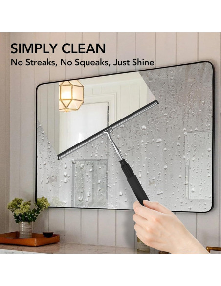 Limpiador Telescópico Rakovar para Ducha y Ventanas 38-130 cm