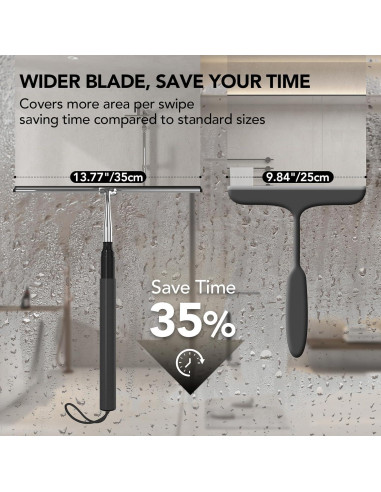 Limpiador Telescópico Rakovar para Ducha y Ventanas 38-130 cm