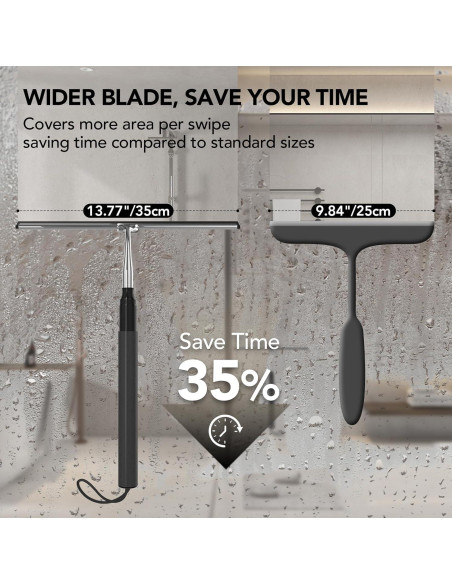 Limpiador Telescópico Rakovar para Ducha y Ventanas 38-130 cm