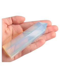 Obelisco de Cuarzo Opalita Acxico 90-100mm Reiki Sanación