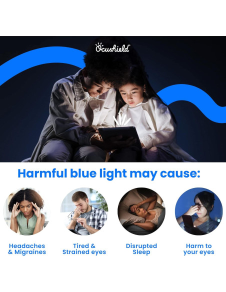 Protector de Pantalla Ocushield 27" Anti Luz Azul con Filtro Privacidad