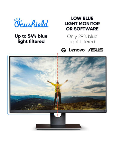 Protector de Pantalla Ocushield 27" Anti Luz Azul con Filtro Privacidad