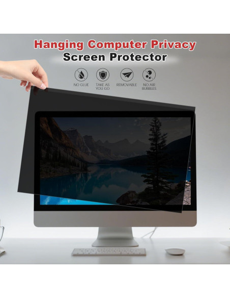 Protector de Pantalla de Privacidad 24" HESASAHO Anti Luz Azul