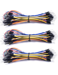 Conjunto de 65 Cables Multicolores HiLetgo para Breadboard 2