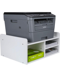 Soporte de Impresora PAG Blanco con Almacenamiento 50.8x38.1cm 2