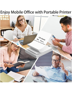 100 Hojas de Papel Térmico A4 Bagvhandbagro Doblado 210x297mm 2