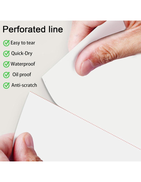 100 Hojas de Papel Térmico A4 Bagvhandbagro Doblado 210x297mm