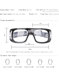 Gafas Deportivas SooGree G8042 Antiimpacto y Antiviento 2