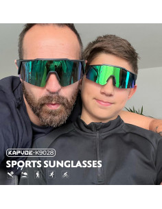 Gafas de sol KAPVOE polarizadas para ciclismo y deportes 2