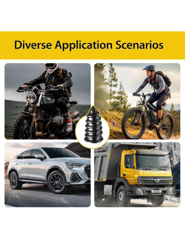 Kit de 40 Clavos de Goma para Reparación de Neumáticos Genérico