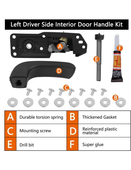 Manija de Puerta Izquierda VKVXCLON para Silverado 2007-2014