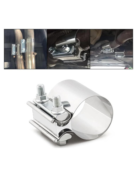 Abrazadera de Silenciador CXCCOI 6.35 cm Acero Inoxidable