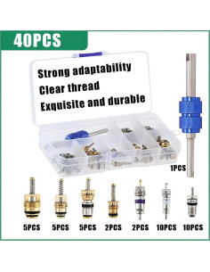 Kit de Reparación A/C Bittwee 39PCS con 270 O-Rings 2