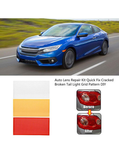 Cinta Reparación Luces Traseras Fydun 3 Colores 3.94cm