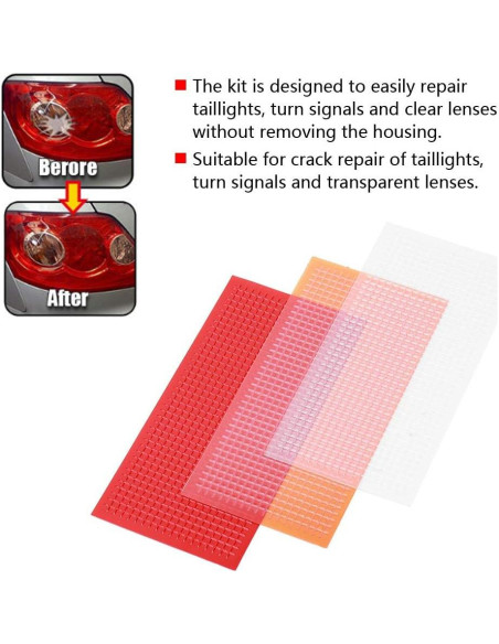 Cinta Reparación Luces Traseras Fydun 3 Colores 3.94cm