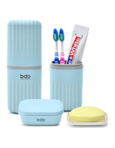 Estuche de Cepillo de Dientes VITVITI Azul 20 cm Portátil