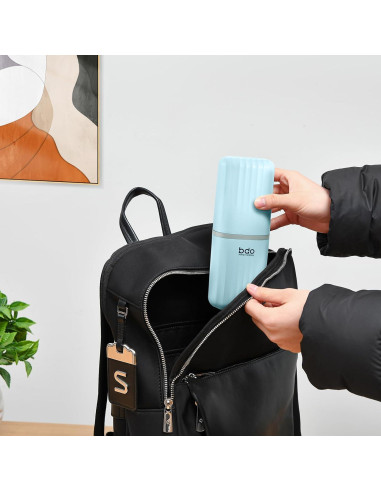 Estuche de Cepillo de Dientes VITVITI Azul 20 cm Portátil