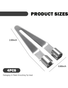 Kit de 4 Consejos de Soldadura de Plástico YGDMD 45 2