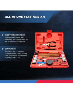 Kit de Reparación de Neumáticos TOOLUXE 50003L - 57 Piezas 2