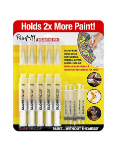 Bolígrafo Decorativo Slobproof Paint It! - Paquete de 5