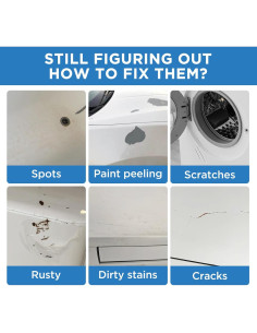 Pintura Multi Superficie SENVEN 30ml Semi-Brillante Blanco 2