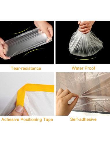 Película Protectora Muf 9 x 19.81 m Autoadhesiva Impermeable