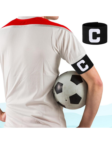 3 Brazaletes de Capitán Ajustables Styquenzer para Fútbol