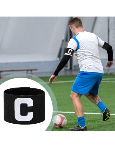 3 Brazaletes de Capitán Ajustables Styquenzer para Fútbol
