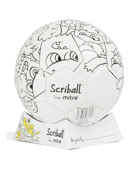 Balón de Fútbol Mini Personalizable Mitre Scriball Multi Azul