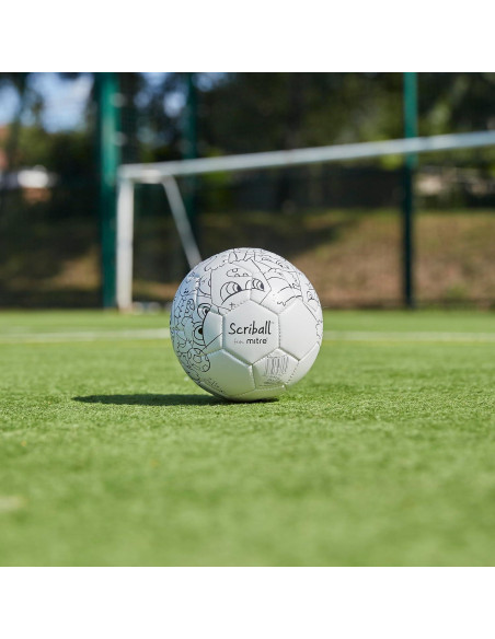Balón de Fútbol Mini Personalizable Mitre Scriball Multi Azul