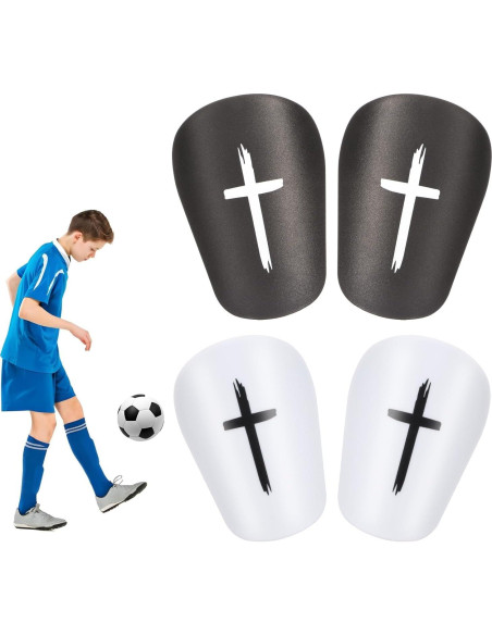 2 Pares Protectores de Espinillas Hpmjz Mini 7.6x5.1cm Fútbol