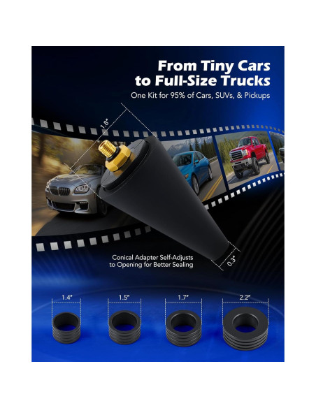 Kit de Recarga de Vacío de Refrigerante Orion Motor Tech 13 Piezas