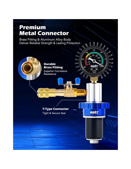 Kit de Recarga de Vacío de Refrigerante Orion Motor Tech 13 Piezas