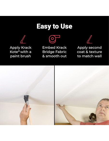 Kit de Reparación de Yeso Abatron Krack Kote - 6.1m Malla