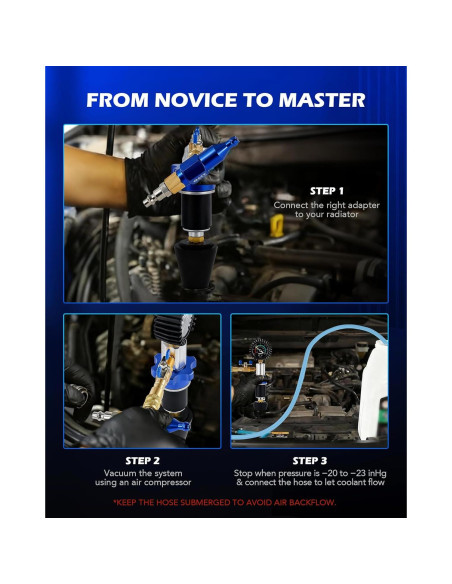 Kit de Recarga de Vacío de Refrigerante Orion Motor Tech 13 Piezas