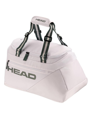 Bolsa de Tenis HEAD Pro X Court 48L Reciclada Blanca Verde