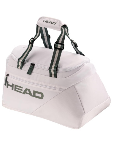 Bolsa de Tenis HEAD Pro X Court 48L Reciclada Blanca Verde