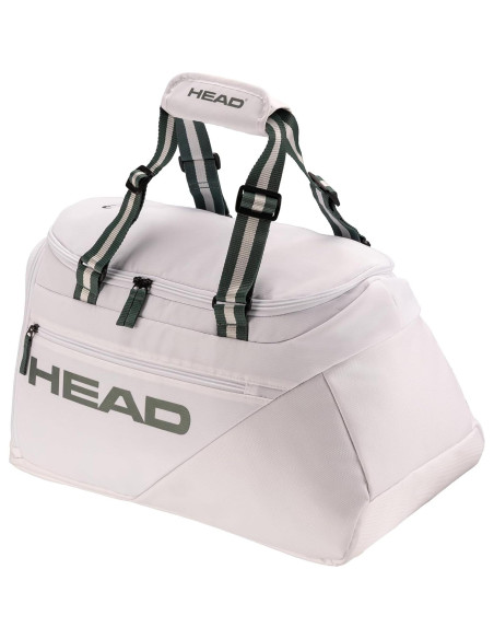 Bolsa de Tenis HEAD Pro X Court 48L Reciclada Blanca Verde