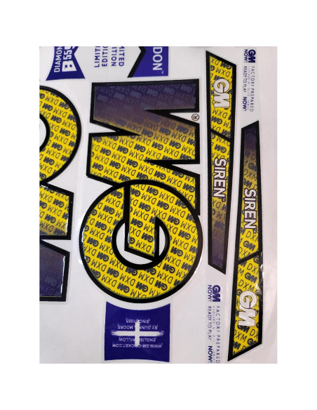 Calcomanías 3D para Bate de Cricket Gunn & Moore GM Prima SPARQ