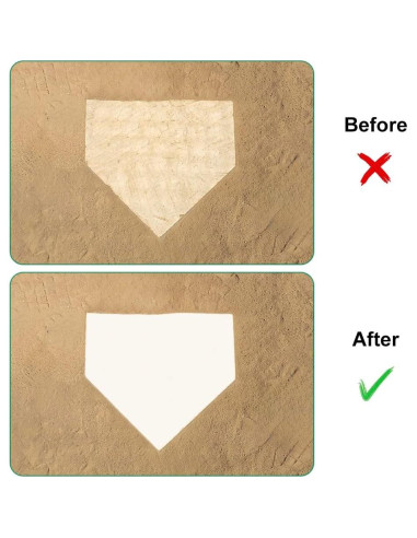 Juego de 3 cepillos de limpieza DELORIGIN para béisbol 121x115mm