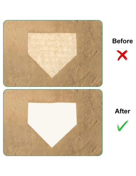 Juego de 3 cepillos de limpieza DELORIGIN para béisbol 121x115mm